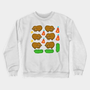 Guinea pig, cavy party! Crewneck Sweatshirt